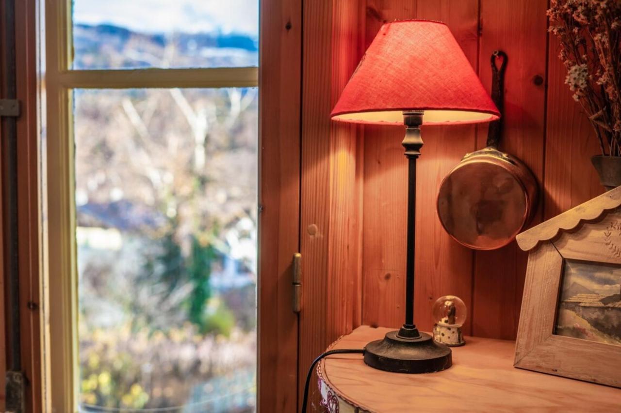Duplex Apartment In The Heart Of The City With Mountain & Countryside Views Saint-Gervais-les-Bains Eksteriør billede